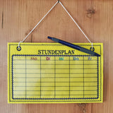 4x Stickdatei "Planer" ITH mit Liniatur zum Beschriften