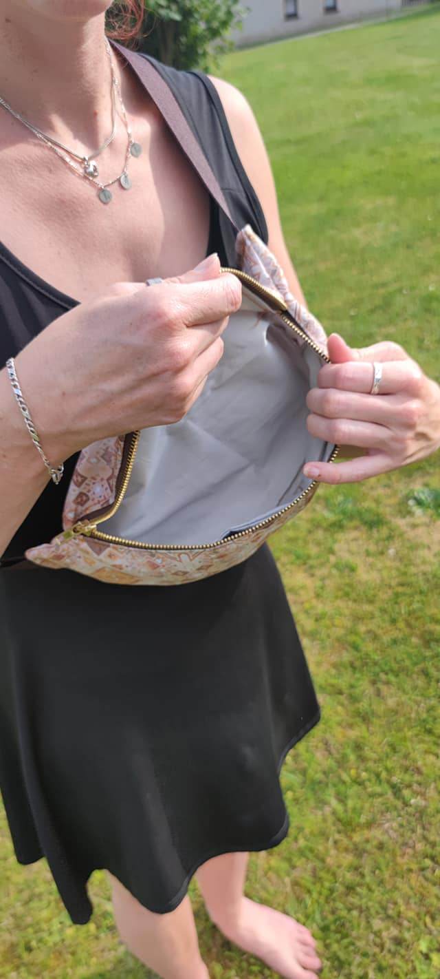 Schnittmuster Carry Brusttasche, Bauchtasche - Sewando