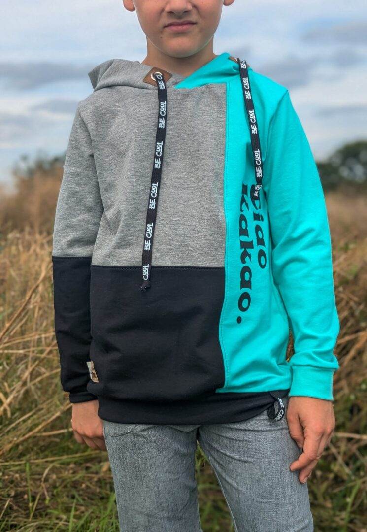 SORGLOS-SYSTEM Basicline Hoodie 135-170cm KG Kapuzenshirt Beamer-Ebook & DIN A0 BESONDERES PASSFORMSYSTEM - Sewando