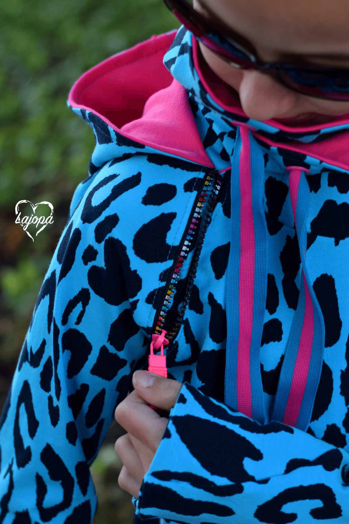 Raglan-Hoodie Kaja/Kajo Kids Gr. 80-170 - Sewando