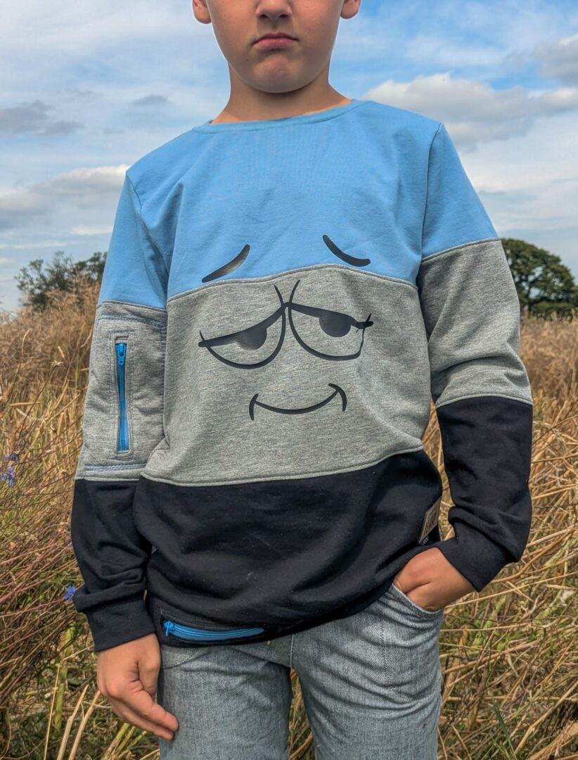 SPARPAKET (3Ebooks) BEAMER Basicline Sweater 69-170cm Longsleeve, Shirt DIN A4 BESONDERES PASSFORMSYSTEM - Sewando