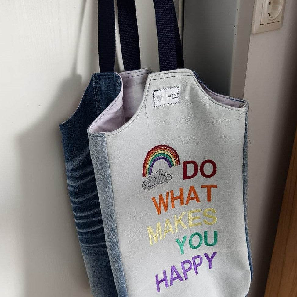 Stickdatei - Do what makes you happy (in 3 Größen) - Sewando