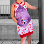 Schnittmuster *Big Grid Hoodiekleid Ballonkleid* #Kleid Gr. 62-176 - Sewando