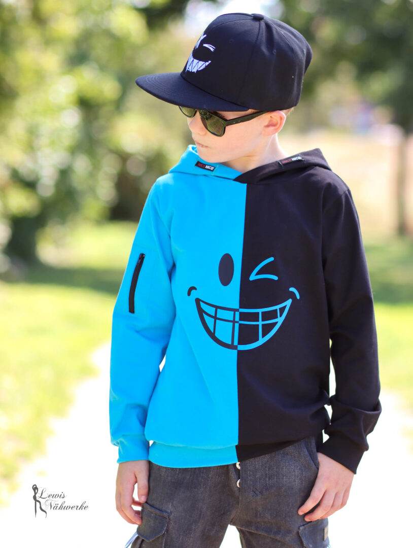 PASST IMMER Basicline Hoodie 69-104cm Kapuzenshirt Beamer-Ebook & DIN A0 BESONDERES PASSFORMSYSTEM - Sewando