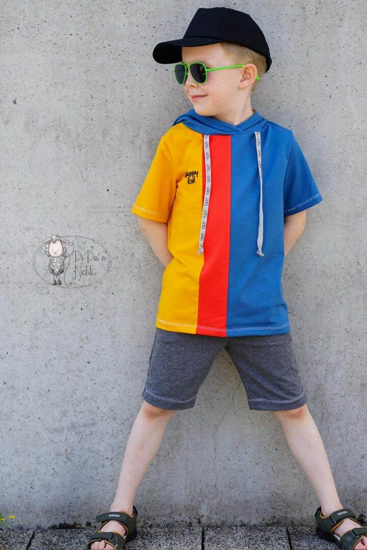 SORGLOS-SYSTEM Basicline Hoodie 135-170cm KG Kapuzenshirt Beamer-Ebook & DIN A0 BESONDERES PASSFORMSYSTEM - Sewando