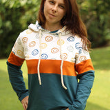 Schnittmuster Colorblocking Hoodie ENINGEN Gr. 34-56 : - Sewando