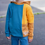 SORGLOS-SYSTEM Basicline Hoodie 135-170cm KG Kapuzenshirt Beamer-Ebook & DIN A0 BESONDERES PASSFORMSYSTEM - Sewando