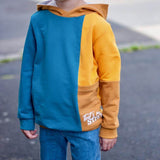 SORGLOS-SYSTEM Basicline Hoodie 135-170cm KG Kapuzenshirt Beamer-Ebook & DIN A0 BESONDERES PASSFORMSYSTEM - Sewando