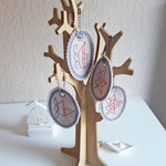 5x Stickdatei Schiffe Schlüsselanhänger - Sewando