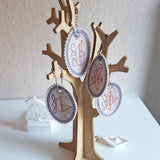 5x Stickdatei Schiffe Schlüsselanhänger - Sewando
