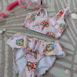 Schnittmuster *Swim Collection Beach Fun Girls* Bikini, Badeanzug, Tankini Gr. 74-176 - Sewando