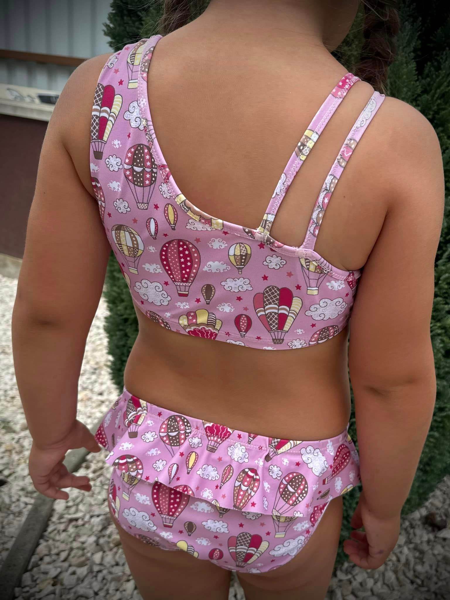 Schnittmuster *Swim Collection Beach Fun Girls* Bikini, Badeanzug, Tankini Gr. 74-176 - Sewando