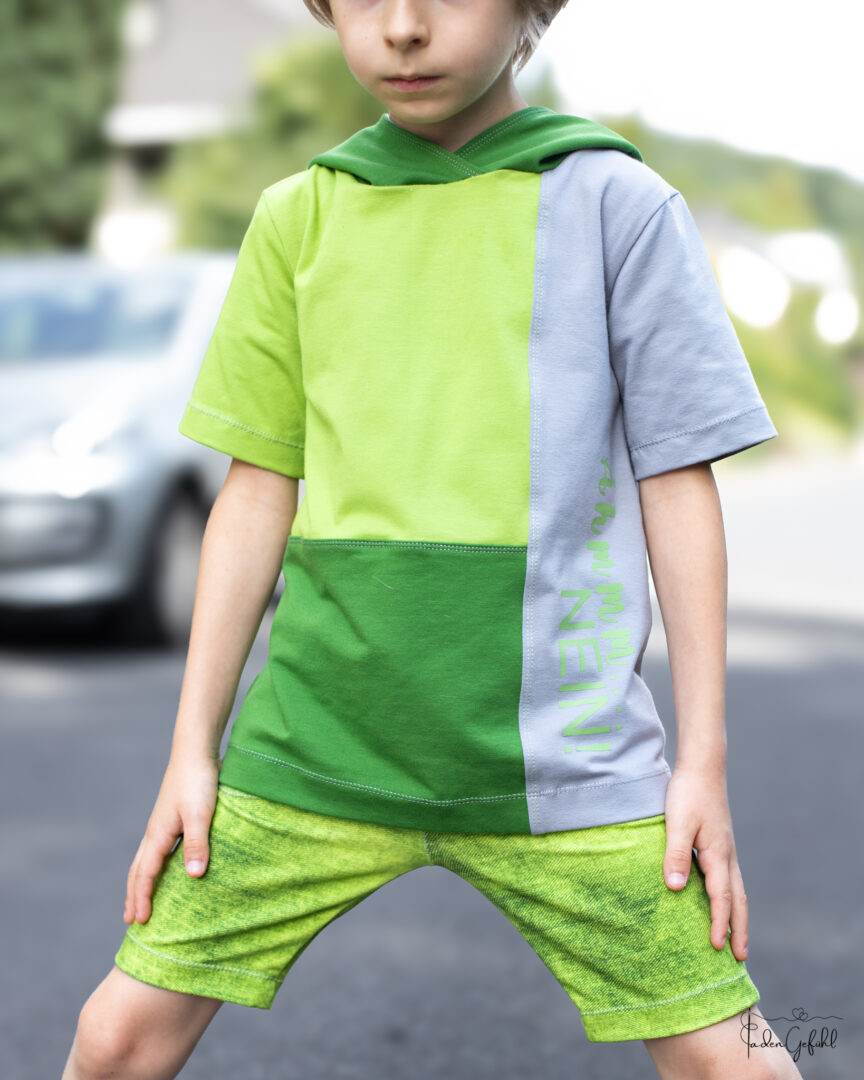 PASST IMMER Basicline Hoodie 69-104cm Kapuzenshirt Beamer-Ebook & DIN A0 BESONDERES PASSFORMSYSTEM - Sewando