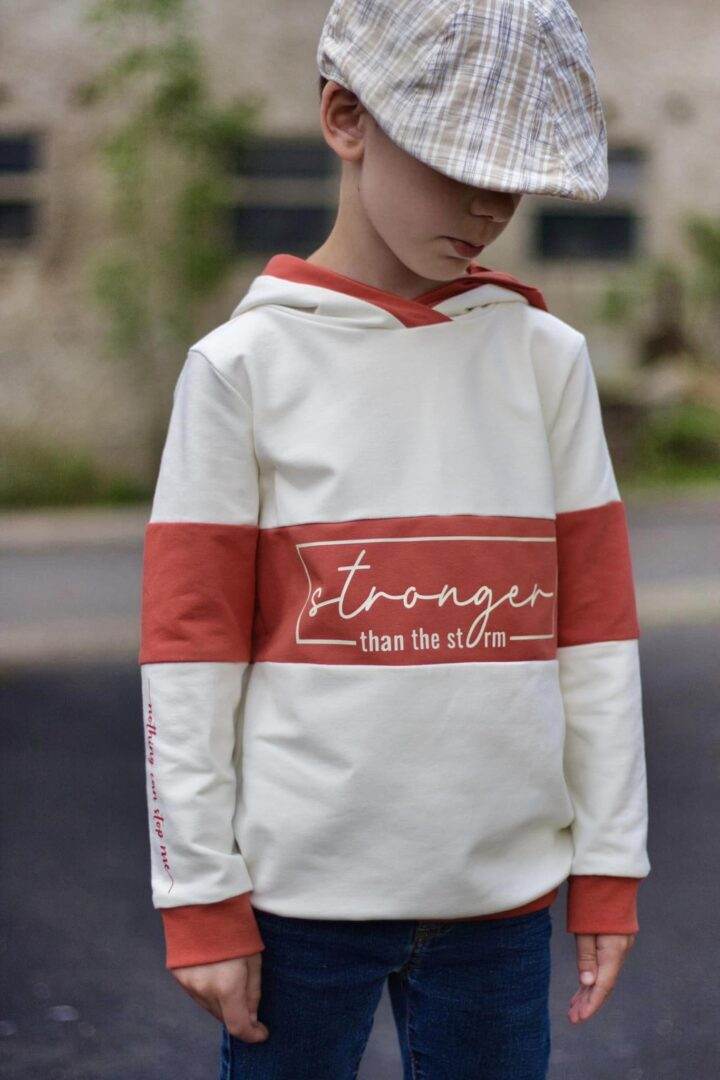 PASST IMMER Basicline Hoodie 69-104cm Kapuzenshirt Beamer-Ebook & DIN A0 BESONDERES PASSFORMSYSTEM - Sewando