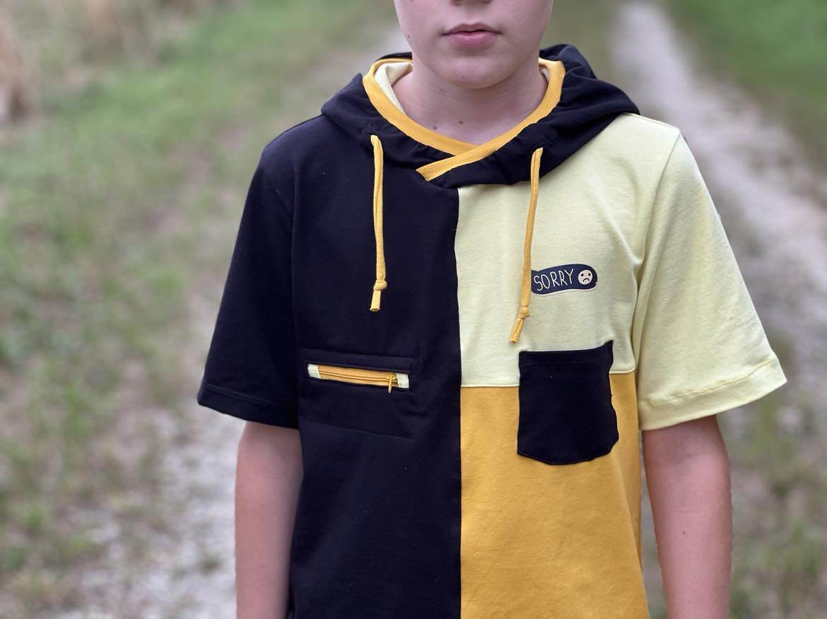 PASST IMMER Basicline Hoodie 69-104cm Kapuzenshirt Beamer-Ebook & DIN A0 BESONDERES PASSFORMSYSTEM - Sewando