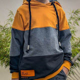 SORGLOS-SYSTEM Basicline Hoodie 135-170cm KG Kapuzenshirt Beamer-Ebook & DIN A0 BESONDERES PASSFORMSYSTEM - Sewando