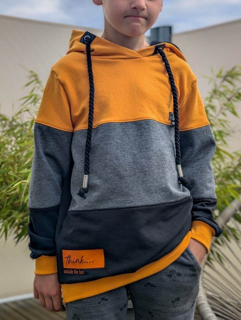 PASST IMMER Basicline Hoodie 69-104cm Kapuzenshirt Beamer-Ebook & DIN A0 BESONDERES PASSFORMSYSTEM - Sewando