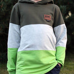 SORGLOS-SYSTEM Basicline Hoodie 135-170cm KG Kapuzenshirt Beamer-Ebook & DIN A0 BESONDERES PASSFORMSYSTEM - Sewando