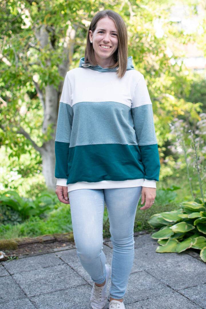SPARPAKET (3Ebooks) Basicline Hoodie 69-170cm Kapuzenshirt DIN A4 BESONDERES PASSFORMSYSTEM - Sewando