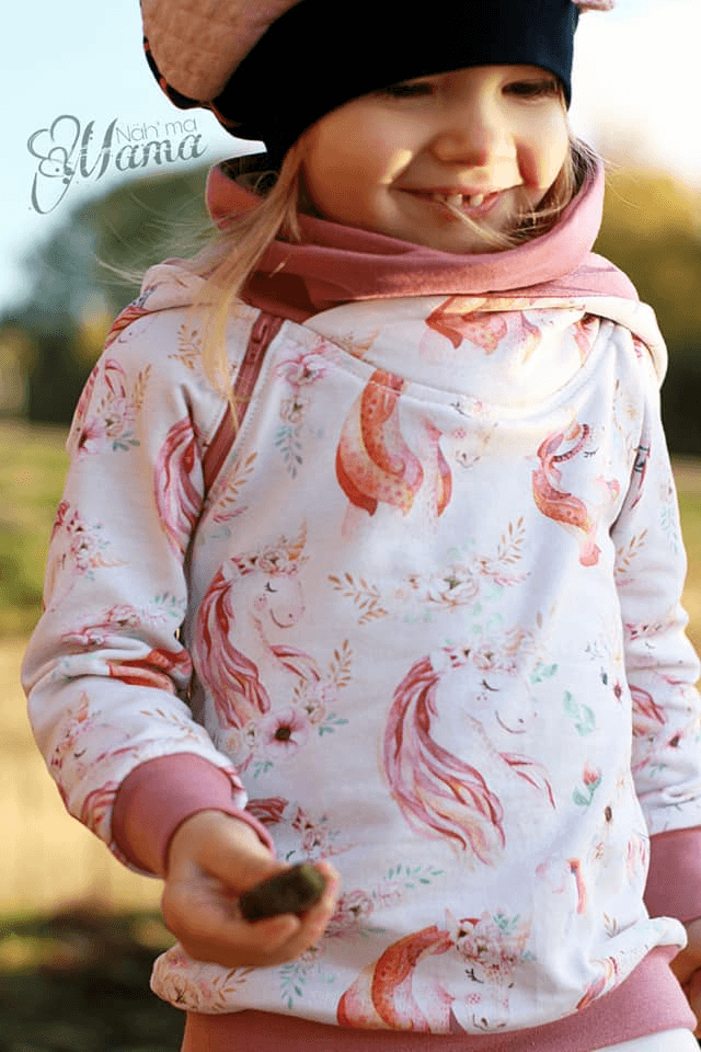 Raglan-Hoodie Kaja/Kajo Kids Gr. 80-170 - Sewando