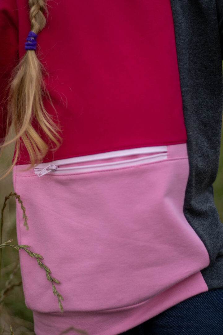 PASST IMMER Basicline Hoodie 69-104cm Kapuzenshirt Beamer-Ebook & DIN A0 BESONDERES PASSFORMSYSTEM - Sewando