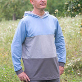 SORGLOS-SYSTEM Basicline Hoodie 135-170cm KG Kapuzenshirt Beamer-Ebook & DIN A0 BESONDERES PASSFORMSYSTEM - Sewando