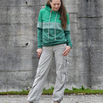 Schnittmuster Colorblocking Hoodie ENINGEN Gr. 34-56 : - Sewando