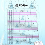 Kalender, Familienplaner 2025 zum Drucken - Sewando