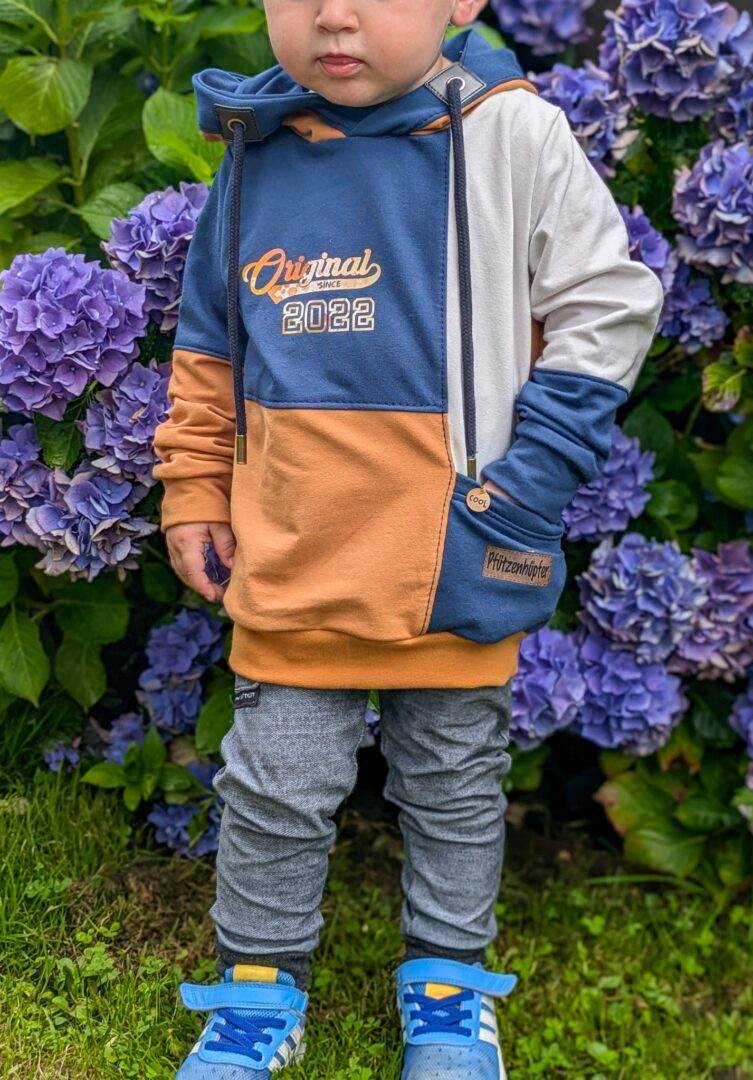 PASST IMMER Basicline Hoodie 69-104cm Kapuzenshirt Beamer-Ebook & DIN A0 BESONDERES PASSFORMSYSTEM - Sewando