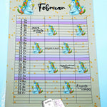 Kalender, Familienplaner 2025 zum Drucken - Sewando
