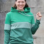 Schnittmuster Colorblocking Hoodie ENINGEN Gr. 34-56 : - Sewando