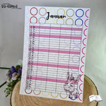 Kalender, Familienplaner 2025 zum Drucken - Sewando