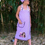Schnittmuster *Bath Towel Set Splash Kids* Saunakilt, Handtuchturban Gr. 74-176 - Sewando
