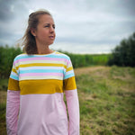 Schnittmuster Colorblocking Hoodie ENINGEN Gr. 34-56 : - Sewando
