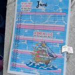 Kalender, Familienplaner 2025 zum Drucken - Sewando
