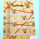 Kalender, Familienplaner 2025 zum Drucken - Sewando