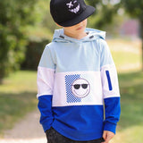 SORGLOS-SYSTEM Basicline Hoodie 135-170cm KG Kapuzenshirt Beamer-Ebook & DIN A0 BESONDERES PASSFORMSYSTEM - Sewando