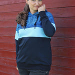 Schnittmuster Colorblocking Hoodie ENINGEN Gr. 34-56 : - Sewando