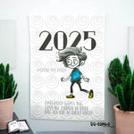 Kalender, Familienplaner 2025 zum Drucken - Sewando