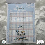 Kalender, Familienplaner 2025 zum Drucken - Sewando