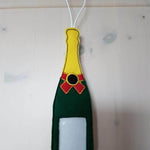 Stickdatei - Sektflasche (in 2 Größen) - Sewando