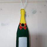 Stickdatei - Sektflasche (in 2 Größen) - Sewando