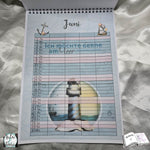 Kalender, Familienplaner 2025 zum Drucken - Sewando