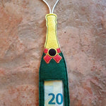 Stickdatei - Sektflasche (in 2 Größen) - Sewando