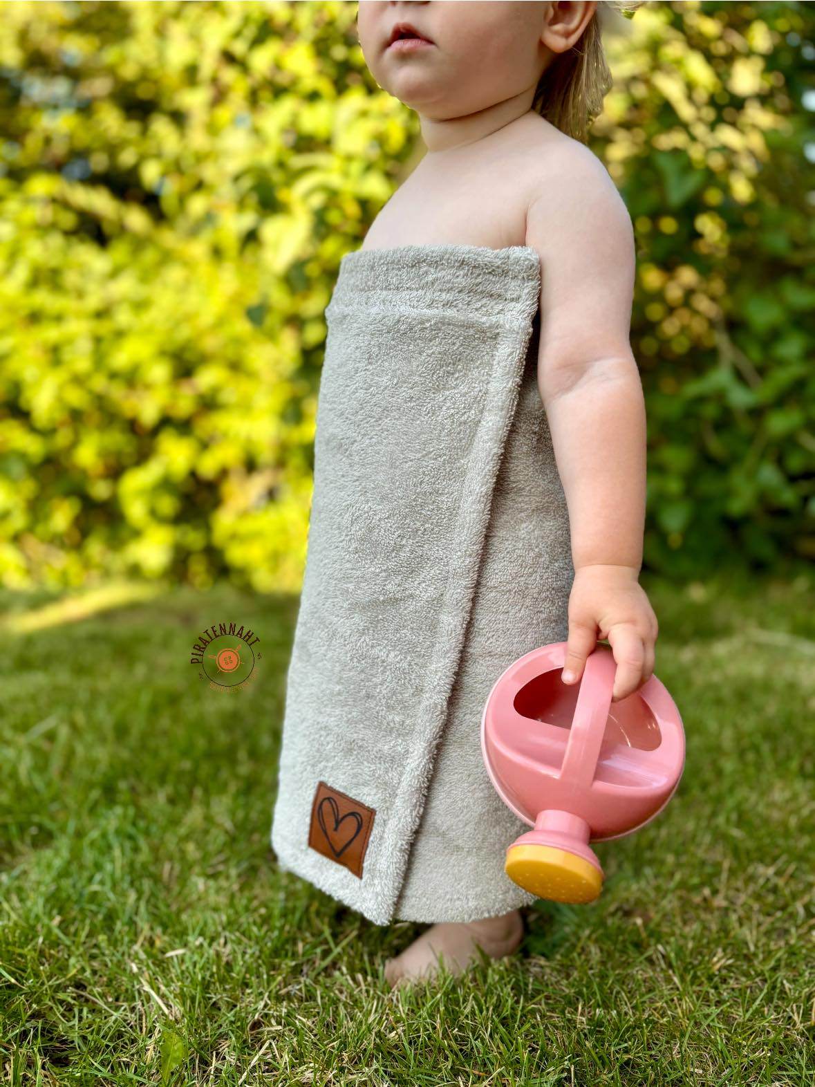 Schnittmuster *Bath Towel Set Splash Kids* Saunakilt, Handtuchturban Gr. 74-176 - Sewando