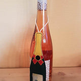 Stickdatei - Sektflasche (in 2 Größen) - Sewando