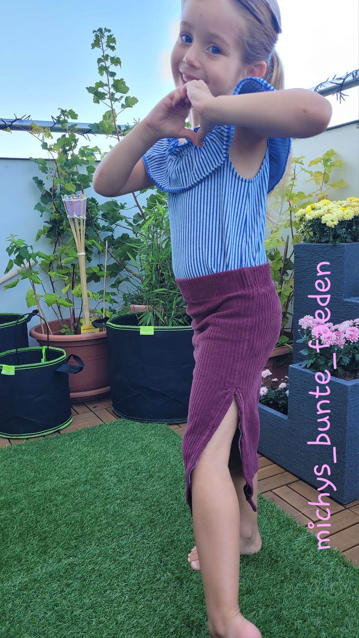 Schnittmuster *Little Knit Skirt* #Rock #Strickrock Gr. 104-176 - Sewando