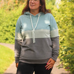 Schnittmuster Colorblocking Hoodie ENINGEN Gr. 34-56 : - Sewando