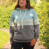 Schnittmuster Colorblocking Hoodie ENINGEN Gr. 34-56 : - Sewando