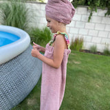 Schnittmuster *Bath Towel Set Splash Kids* Saunakilt, Handtuchturban Gr. 74-176 - Sewando